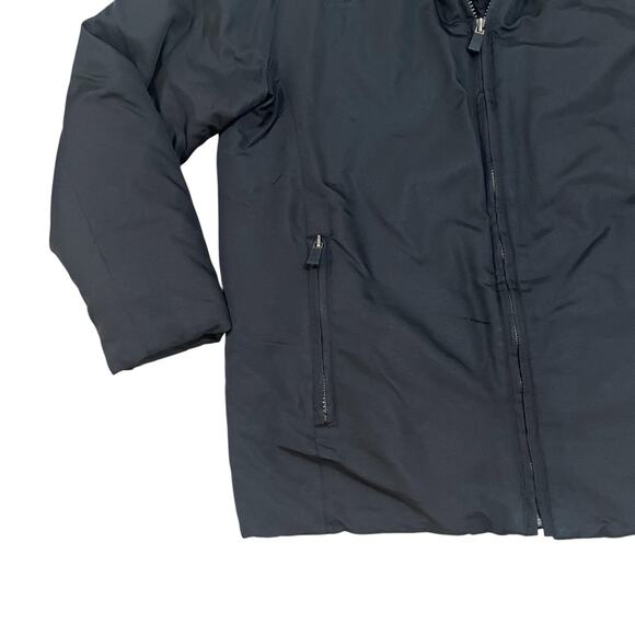 Marc New York Jacket Mens Medium Black Duck Down Puffer Coat Zip Reflective Warm - Picture 7 of 11